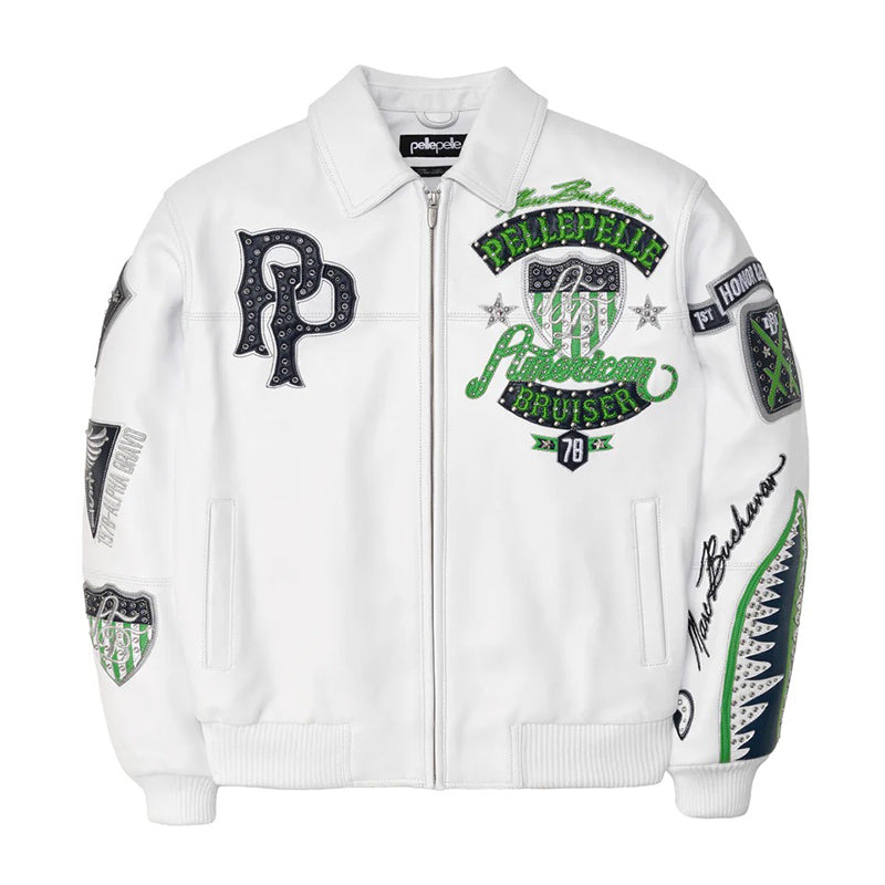Pelle Pelle American Bruiser Plush Leather Jacket Super Star Jacket