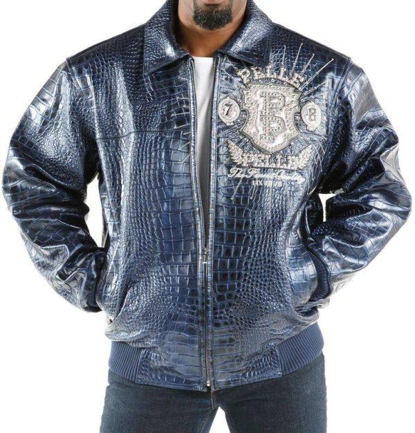 Pelle Pelle Eye On The Prize Blue Jacket Super Star Jacket
