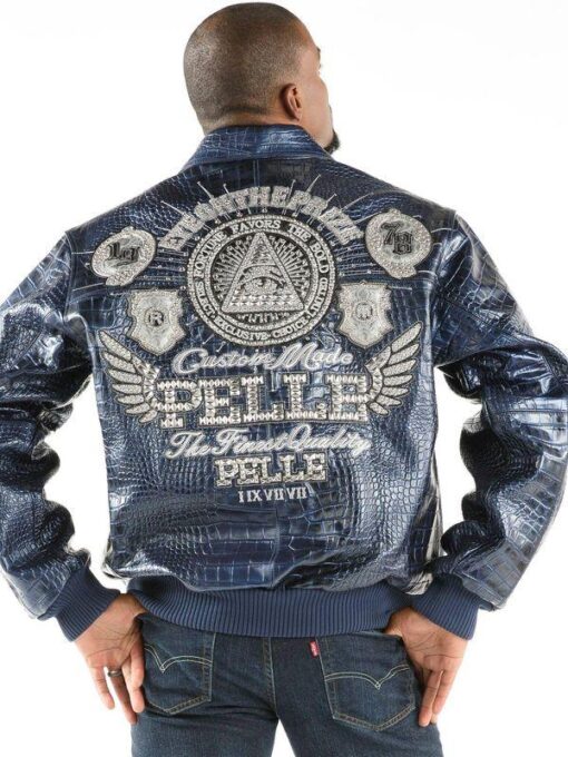 Pelle Pelle Eye On The Prize Blue Jacket Super Star Jacket