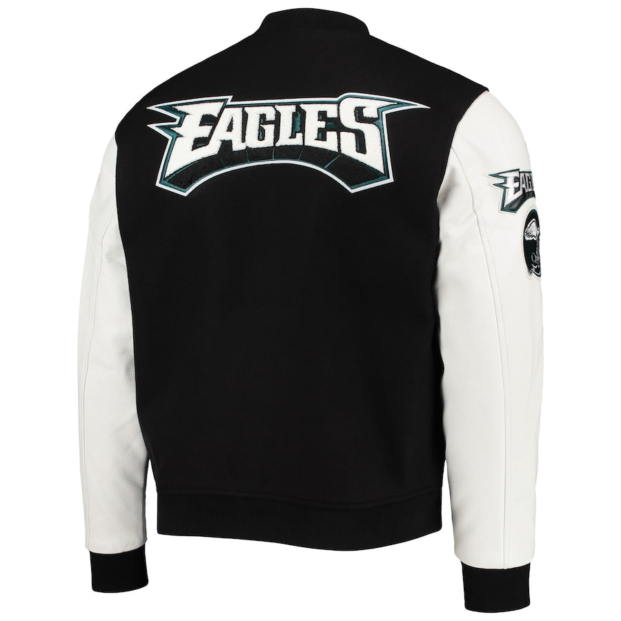 Philadelphia Eagles Pro Standard Logo Varsity Full-zip Jacket Super Star Jacket