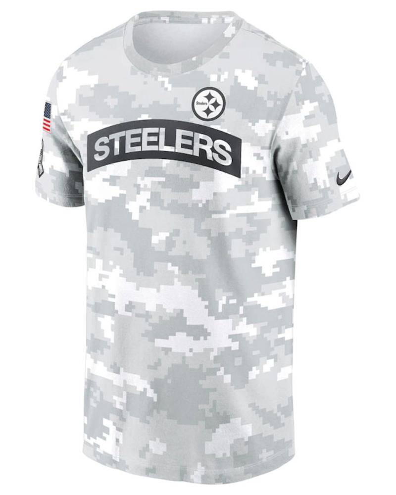 Pittsburgh Steelers Salute To Service Camo 2024 T-Shirt Super Star Jacket