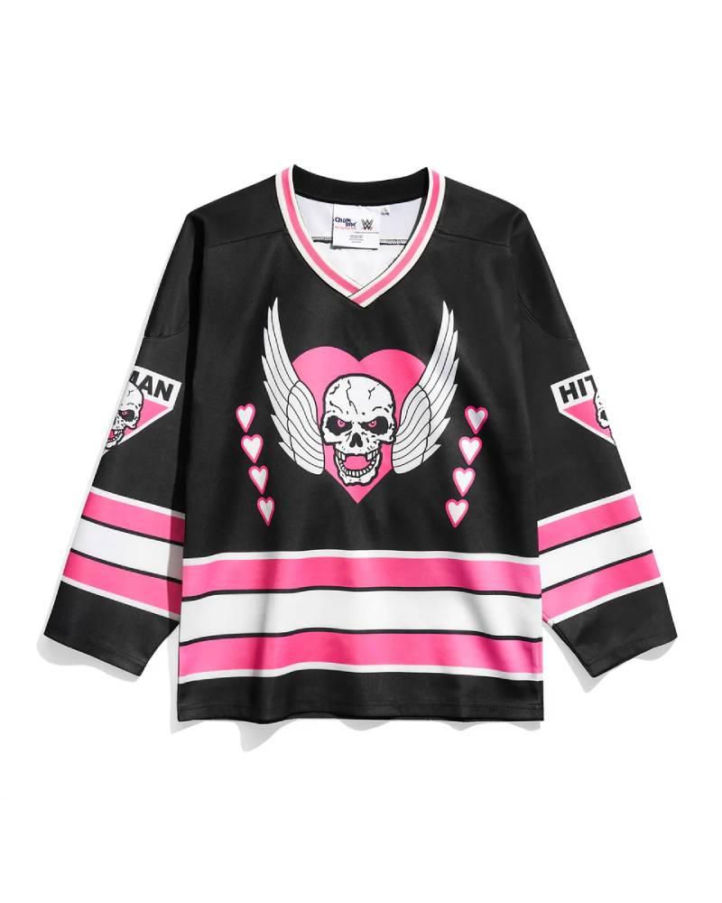 Hart Foundation Retro Hockey Jersey Super Star Jacket