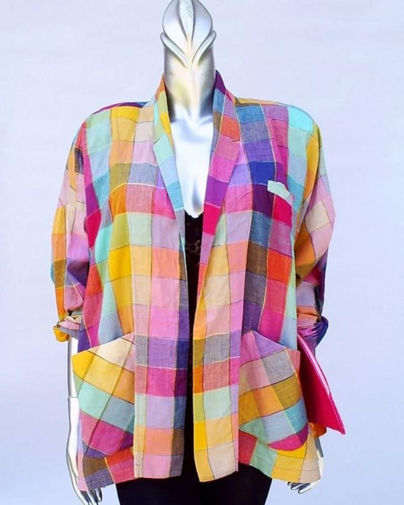 And Just Like That Carrie Bradshaw Rainbow Jacket Super Star Jacket