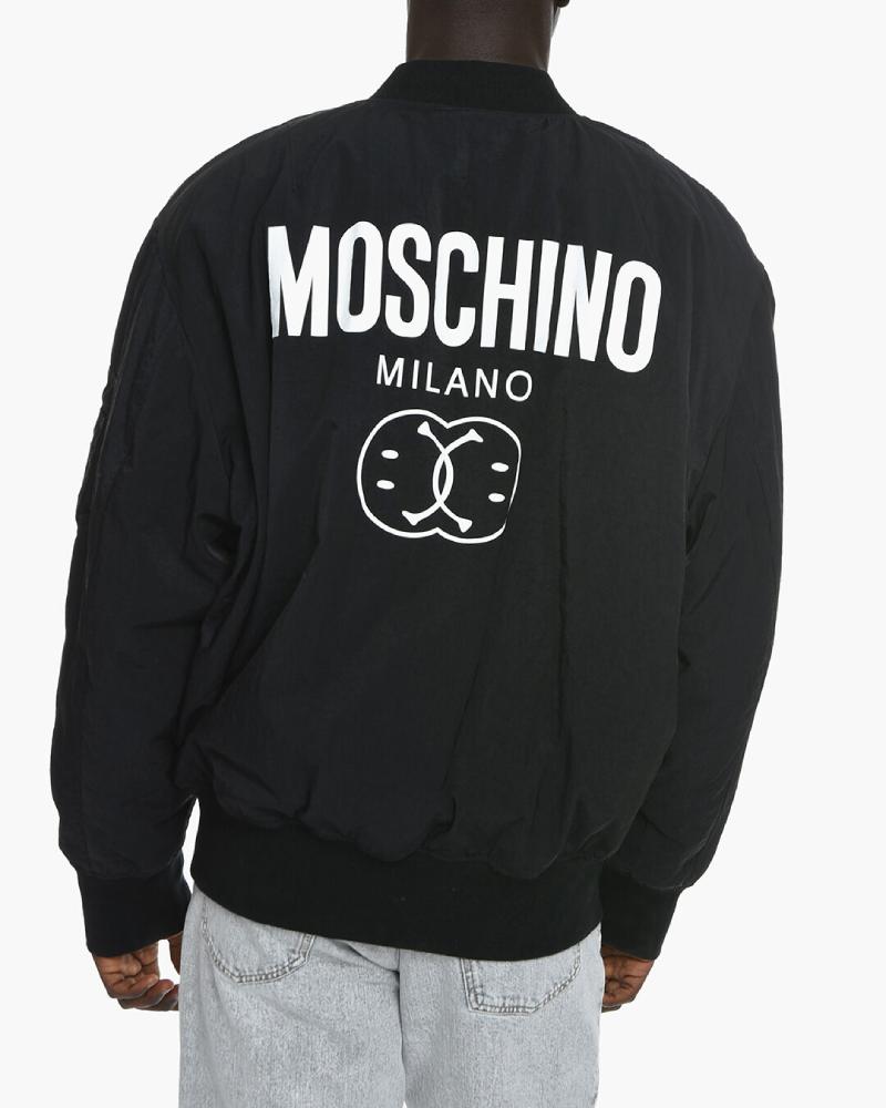 Multipocket Bomber Jacket With Logo Print Super Star Jacket