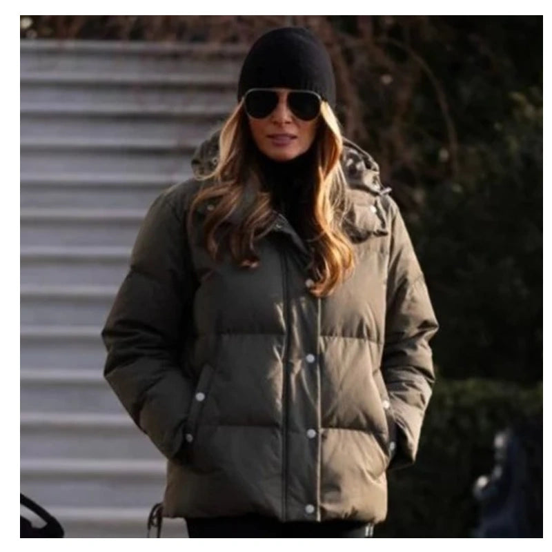 Melania Trump Rag & Bone Puffer Jacket Super Star Jacket