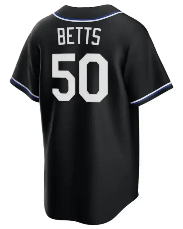 Los Angeles Dodgers Mookie Betts Black Player Jersey Super Star Jacket