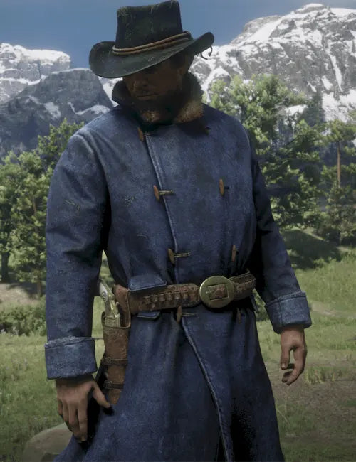 Red Dead Redemption 2 Arthur Morgan Gaming Blue Coat Super Star Jacket