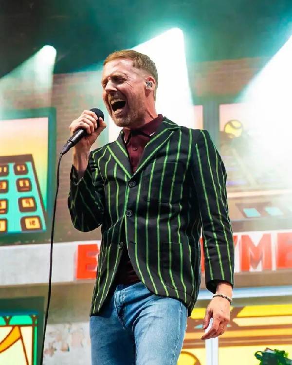 Ricky Wilson Alexandra Palace Park Striped Blazer Superstar Jacket