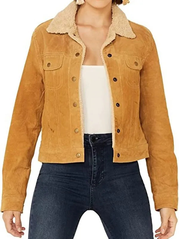 Roswell New Mexico S04 Rosa Ortecho Suede Jacket Super Star Jacket