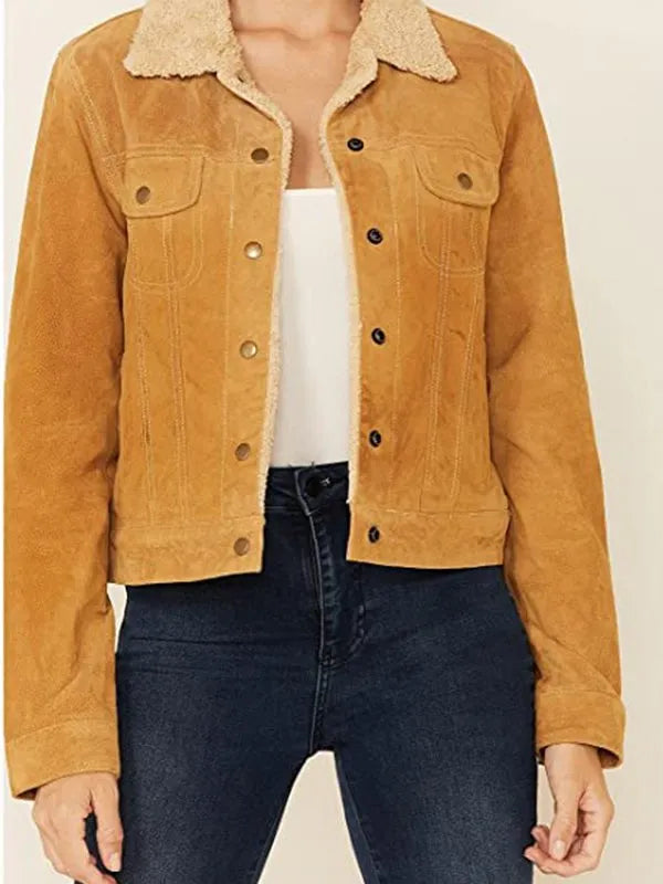Roswell New Mexico S04 Rosa Ortecho Suede Jacket Super Star Jacket