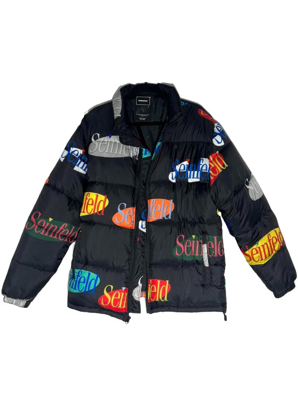 Seinfeld Multi Logo Puffer Jacket Superstar Jacket
