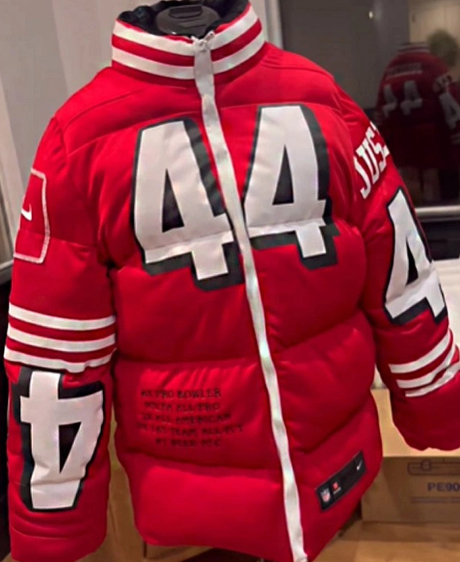 Kristin Juszczyk 49ers Puffer Jacket Super Star Jacket