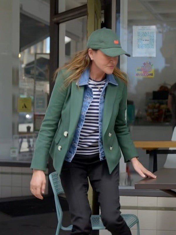 Shrinking S02 Christa Miller Green Blazer Super Star Jacket