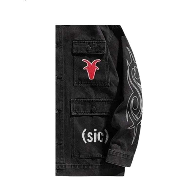 Slipknot Don’t Ever Judge Me Cargo Jean Jacket Super Star Jacket