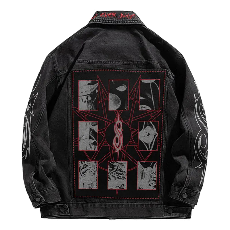 Slipknot Don’t Ever Judge Me Cargo Jean Jacket Super Star Jacket