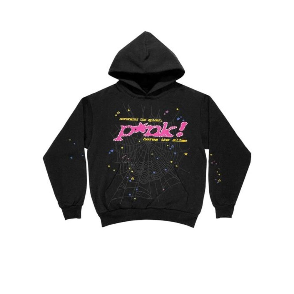 Sp5der Young Thug Black Pink Hoodie Super Star Jacket