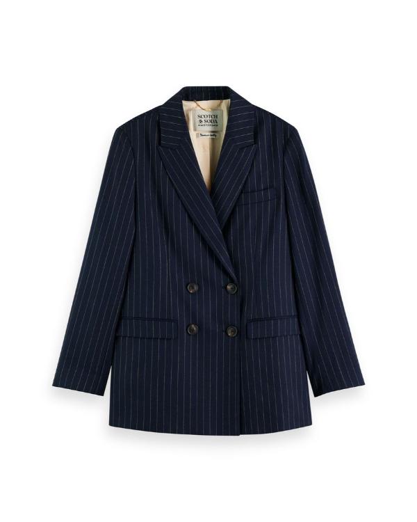 Stick S01 Lilli Kay Pinstriped Blazer Superstar Jacket