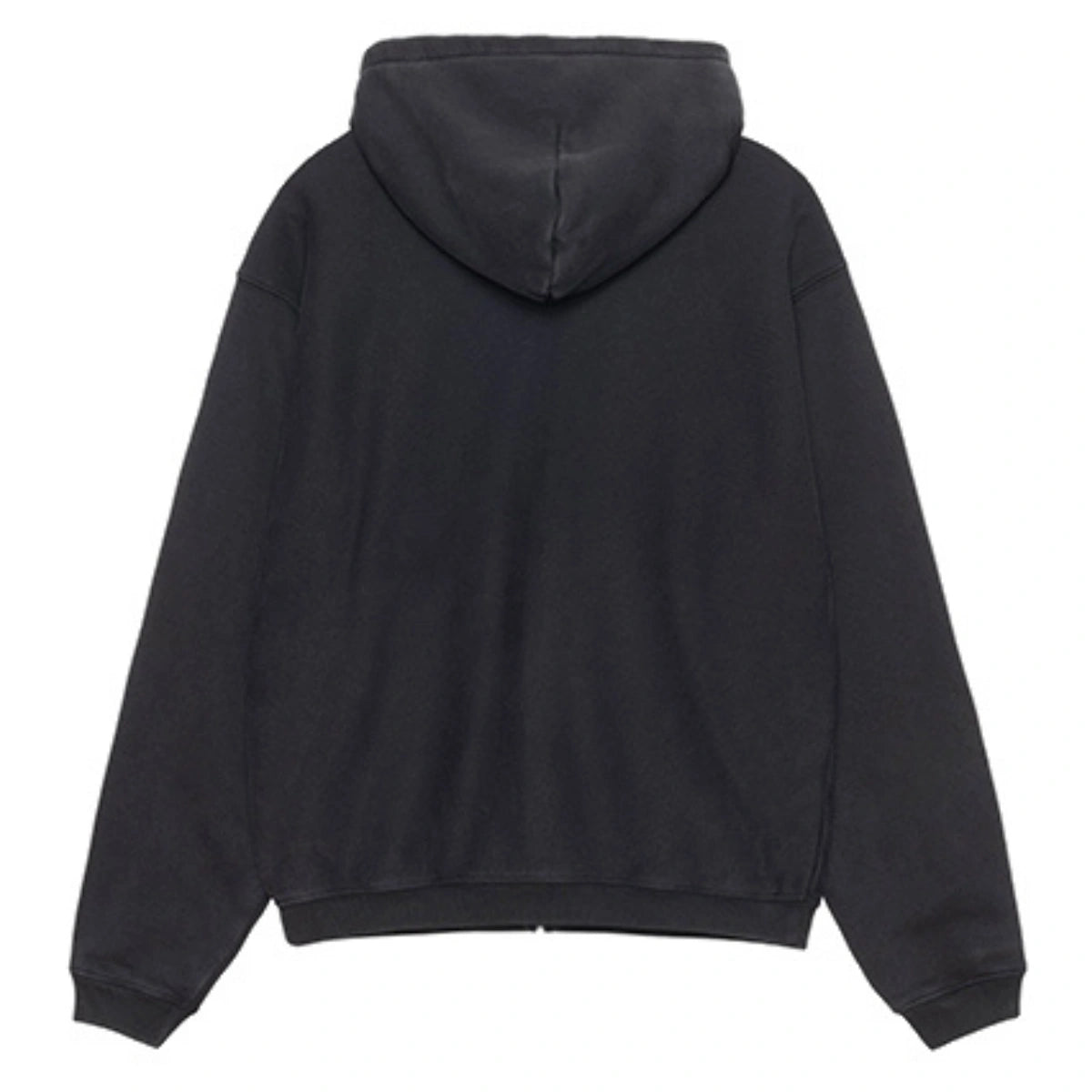 Stussy Unisex Outline Zip Hoodie Black Super Star Jacket