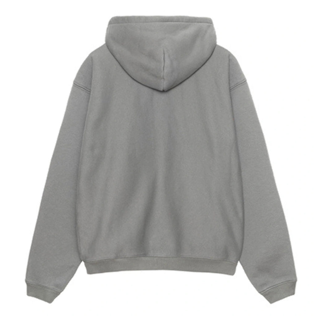 Stussy Unisex Outline Zip Hoodie Grey Superstar Jacket