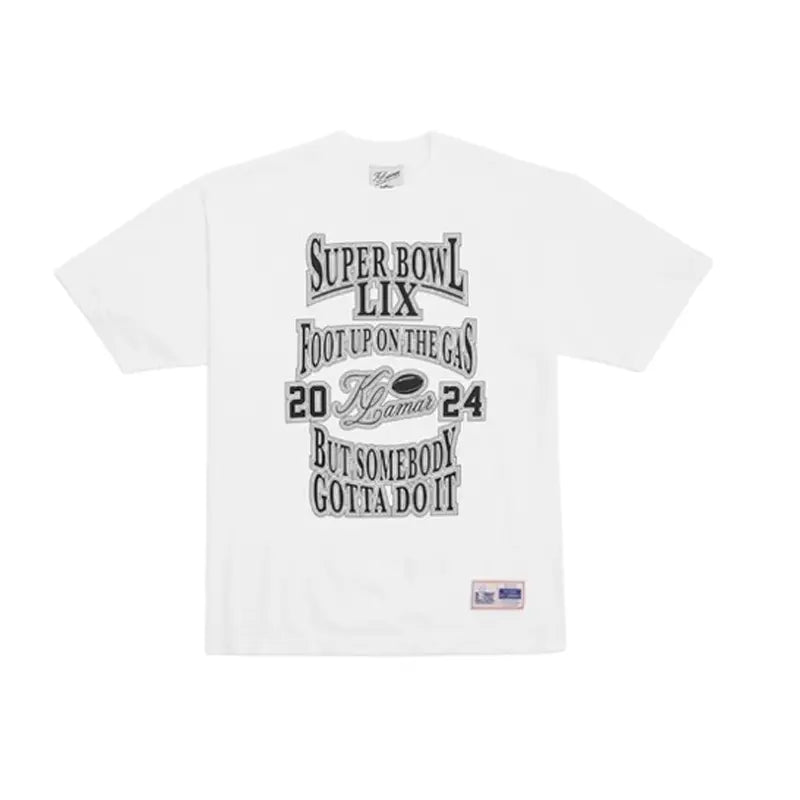 Kendrick Lamar Super Bowl LIX Foot Up On The Gas T-Shirt Super Star Jacket