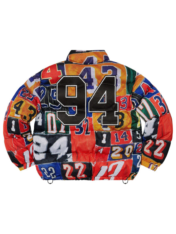 Supreme Mesh Jersey Puffer Jacket Super Star Jacket