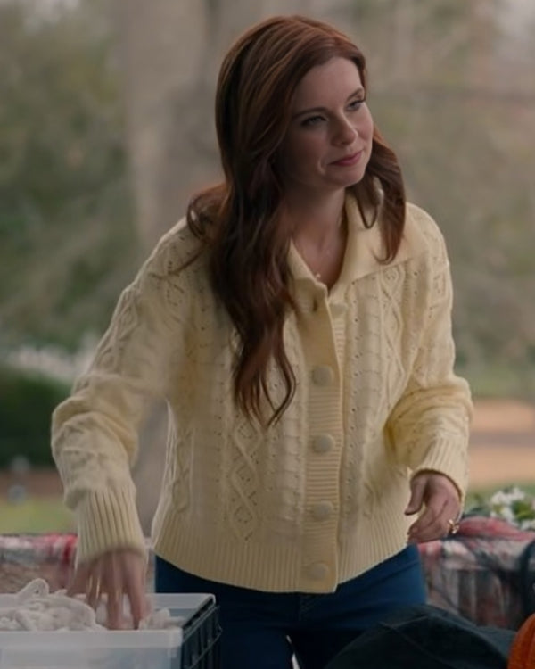 Sweet Magnolias S04 JoAnna Garcia Swisher Yellow Cardigan Super Star Jacket