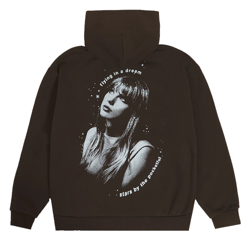 Taylor Swift Midnights Living In A Dream Brown Hoodie Super Star Jacket