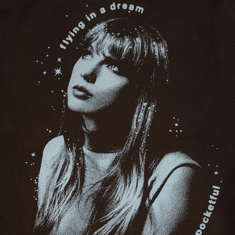 Taylor Swift Midnights Living In A Dream Brown Hoodie Super Star Jacket