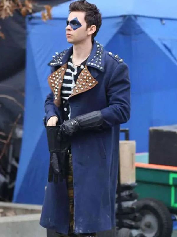 Axel Walker The Flash S04 Blue Coat Super Star Jacket