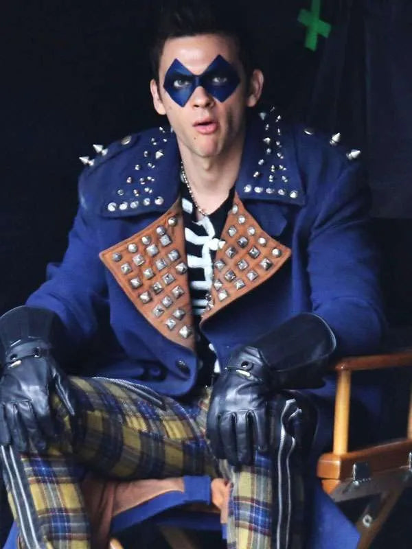 Axel Walker The Flash S04 Blue Coat Super Star Jacket