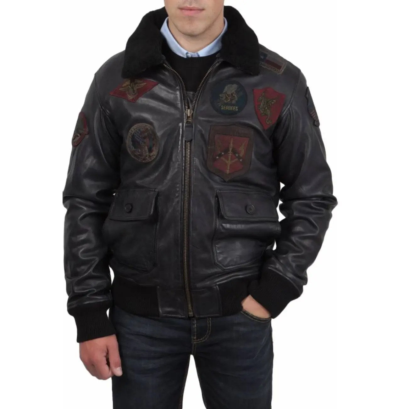 The Official Top Gun Leather Jacket Super Star Jacket