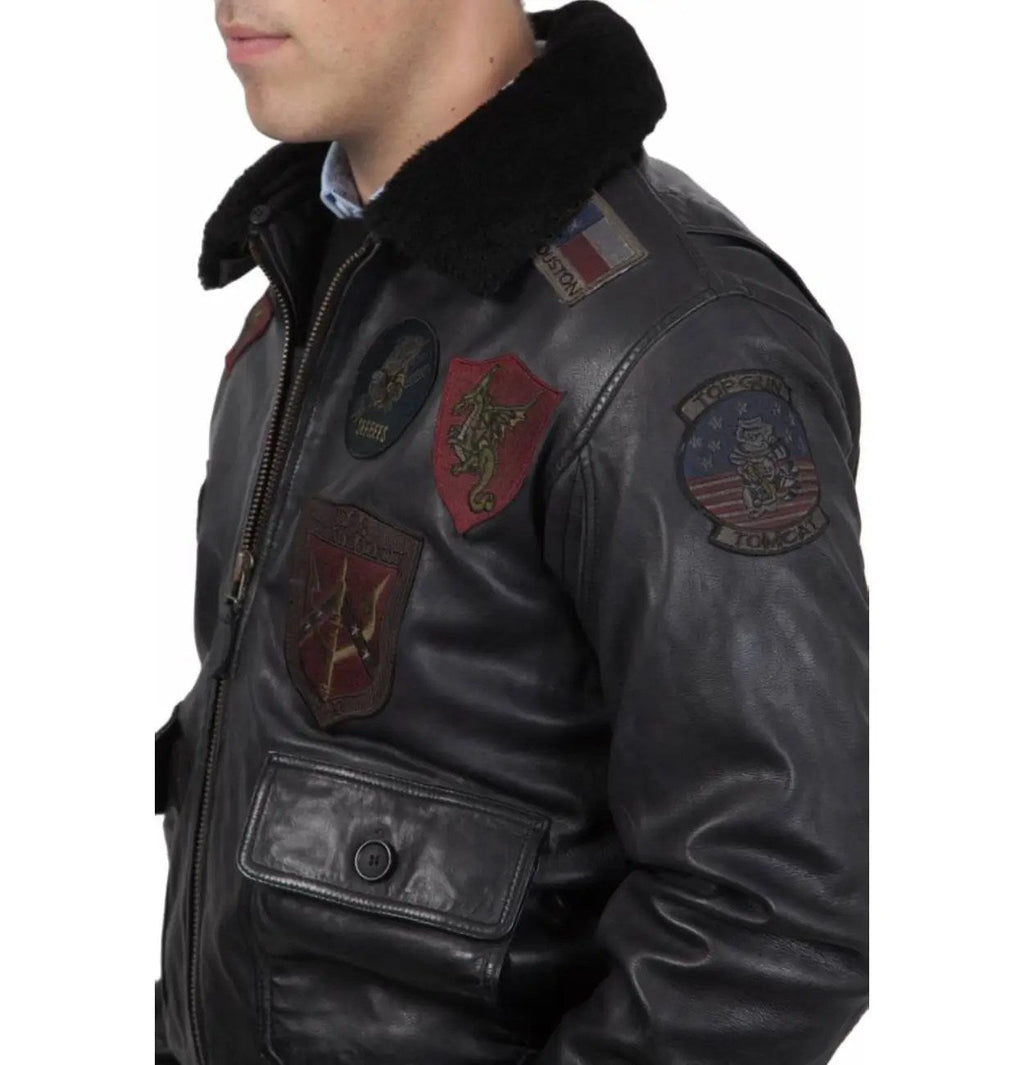 The Official Top Gun Leather Jacket Super Star Jacket