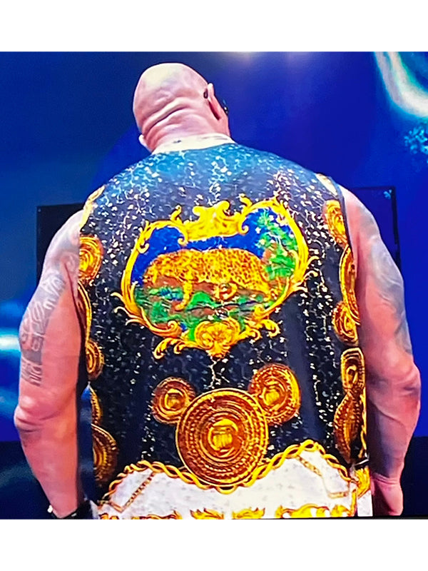 The Rock Smackdown Versace Vest Super Star Jacket