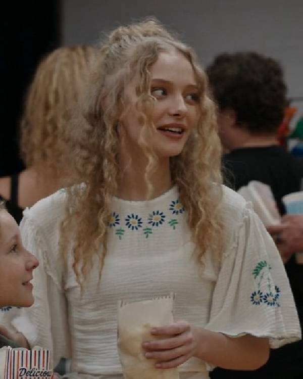 The Stranger in My Home Amiah Miller Floral Blouse Super Star Jacket