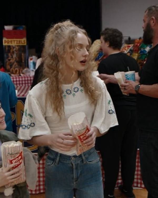 The Stranger in My Home Amiah Miller Floral Blouse Super Star Jacket