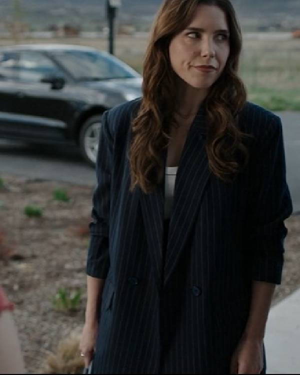 The Stranger in My Home Sophia Bush Striped Blazer Super Star Jacket