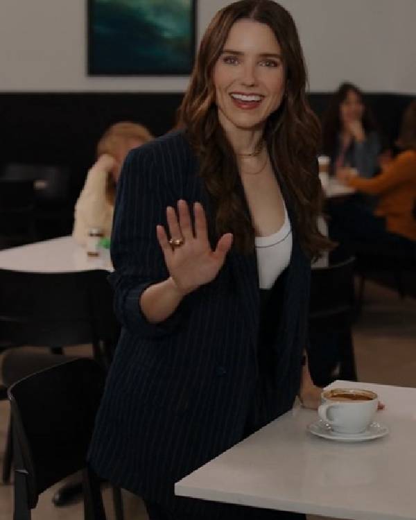 The Stranger in My Home Sophia Bush Striped Blazer Super Star Jacket