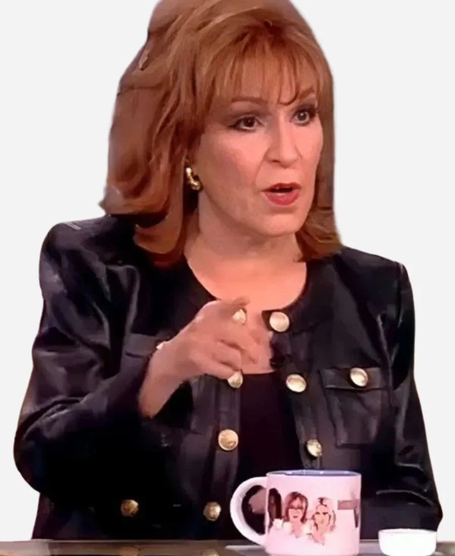 Joy Behar The View 2025 Leather Jacket Superstar Jacket
