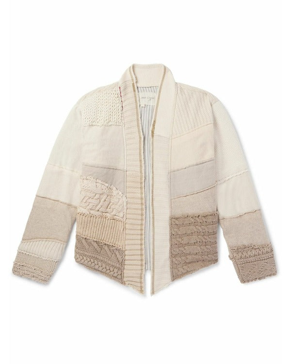The Voice S26 John Legend Patchwork Knitted Cardigan Super Star Jacket