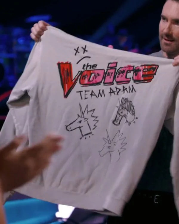 The Voice S27 Team Adam Hoodie Super Star Jacket
