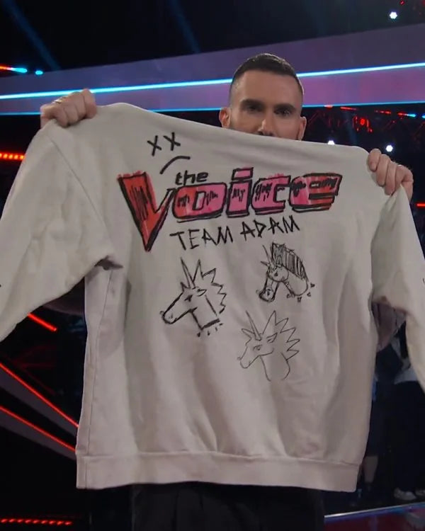 The Voice S27 Team Adam Hoodie Super Star Jacket