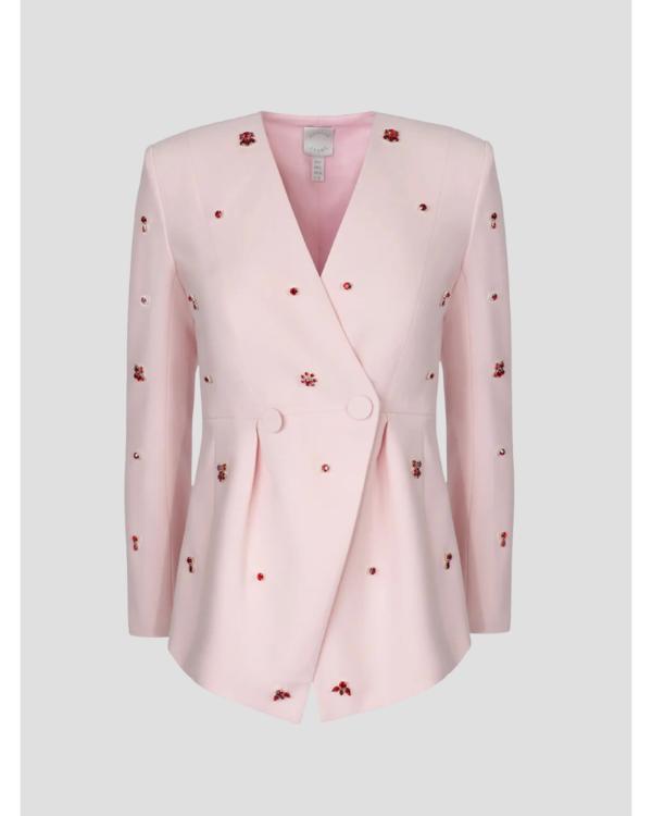 The Today Show 2025 Jill Martin Pink Embellish Jacket