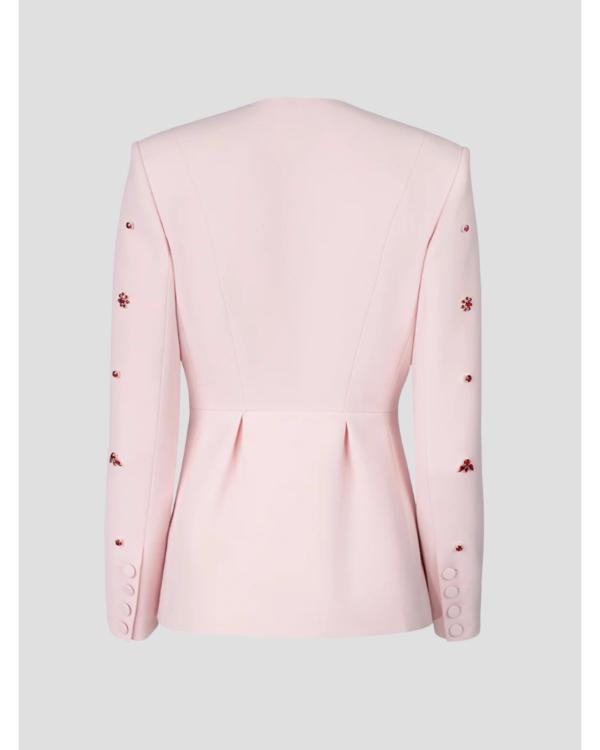 The Today Show 2025 Jill Martin Pink Embellish Jacket