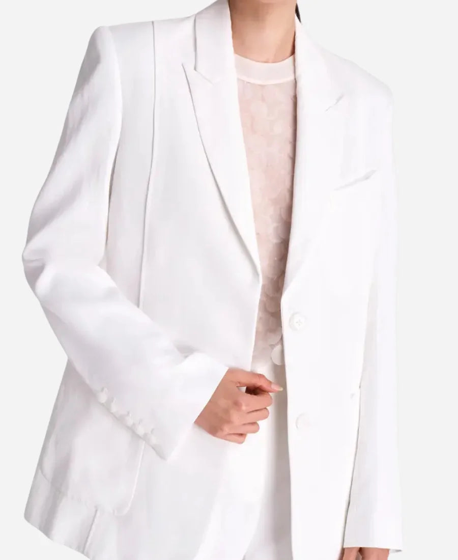The View Sara Haines White Blazer