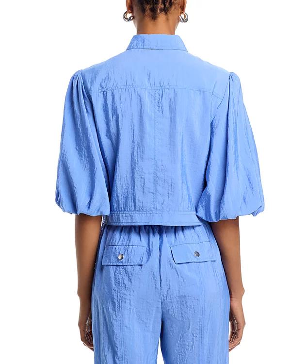 The View 2025 Joy Behar Blue Puff Sleeve Jacket Superstar Jacket