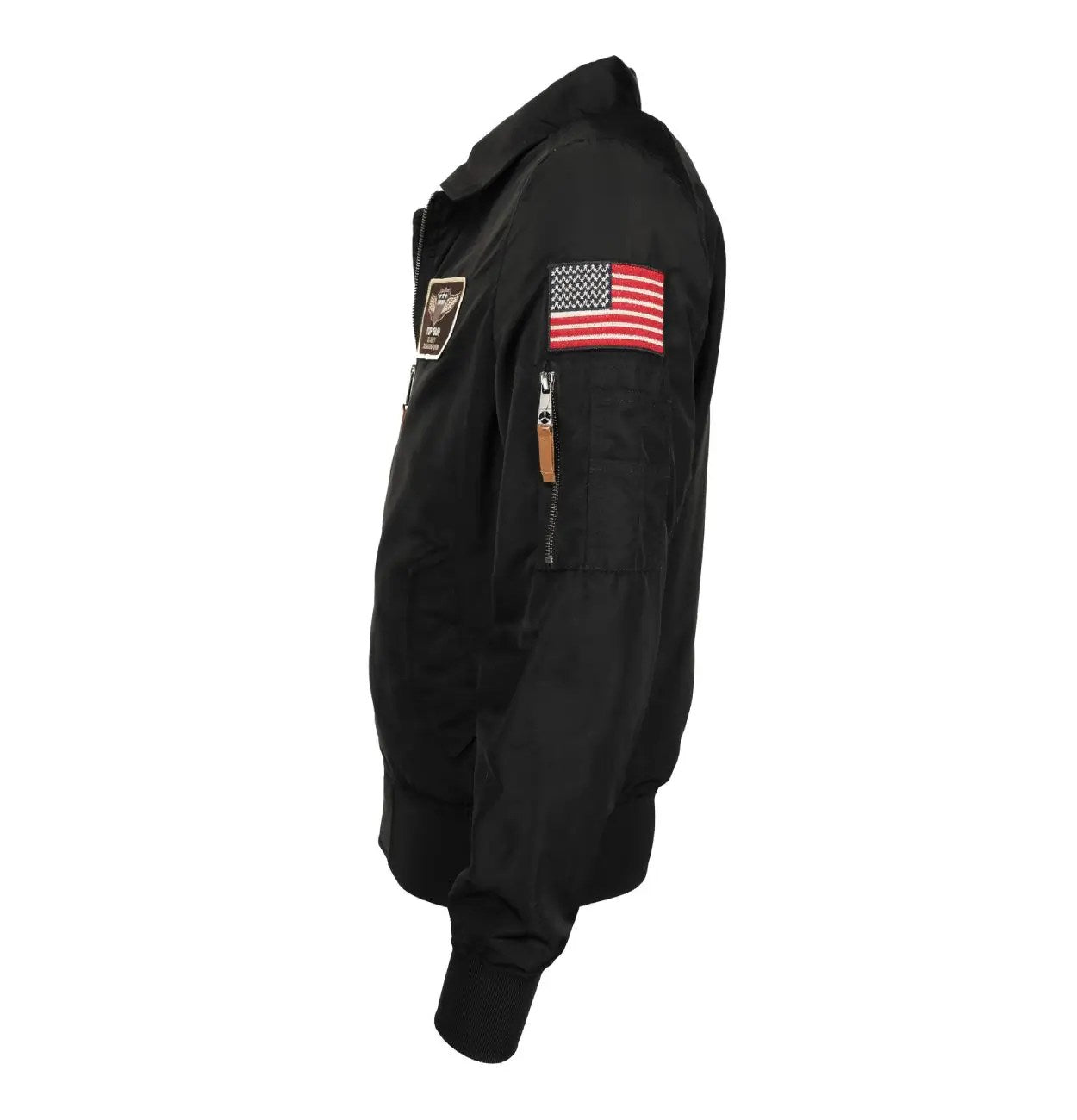 Top Gun Flight Black Jacket Super Star Jacket