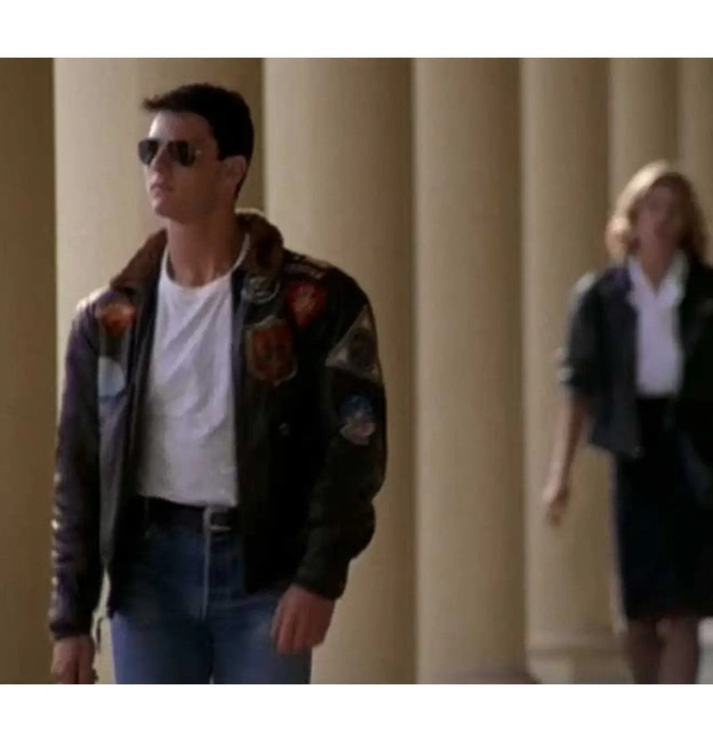 Top Gun G-1 Leather Flight Jacket Super Star Jacket
