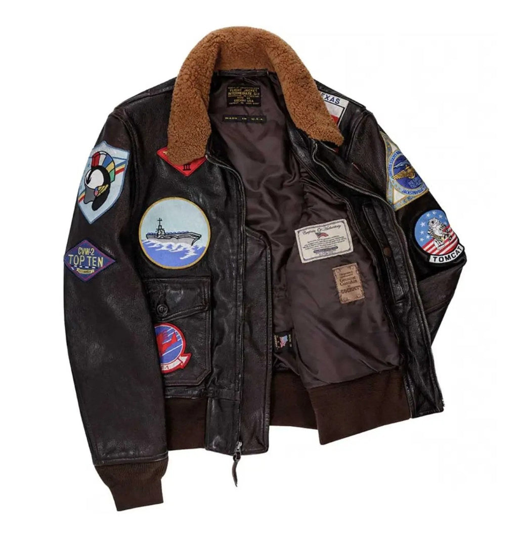 Top Gun-2 Leather Flight Jacket Super Star Jacket