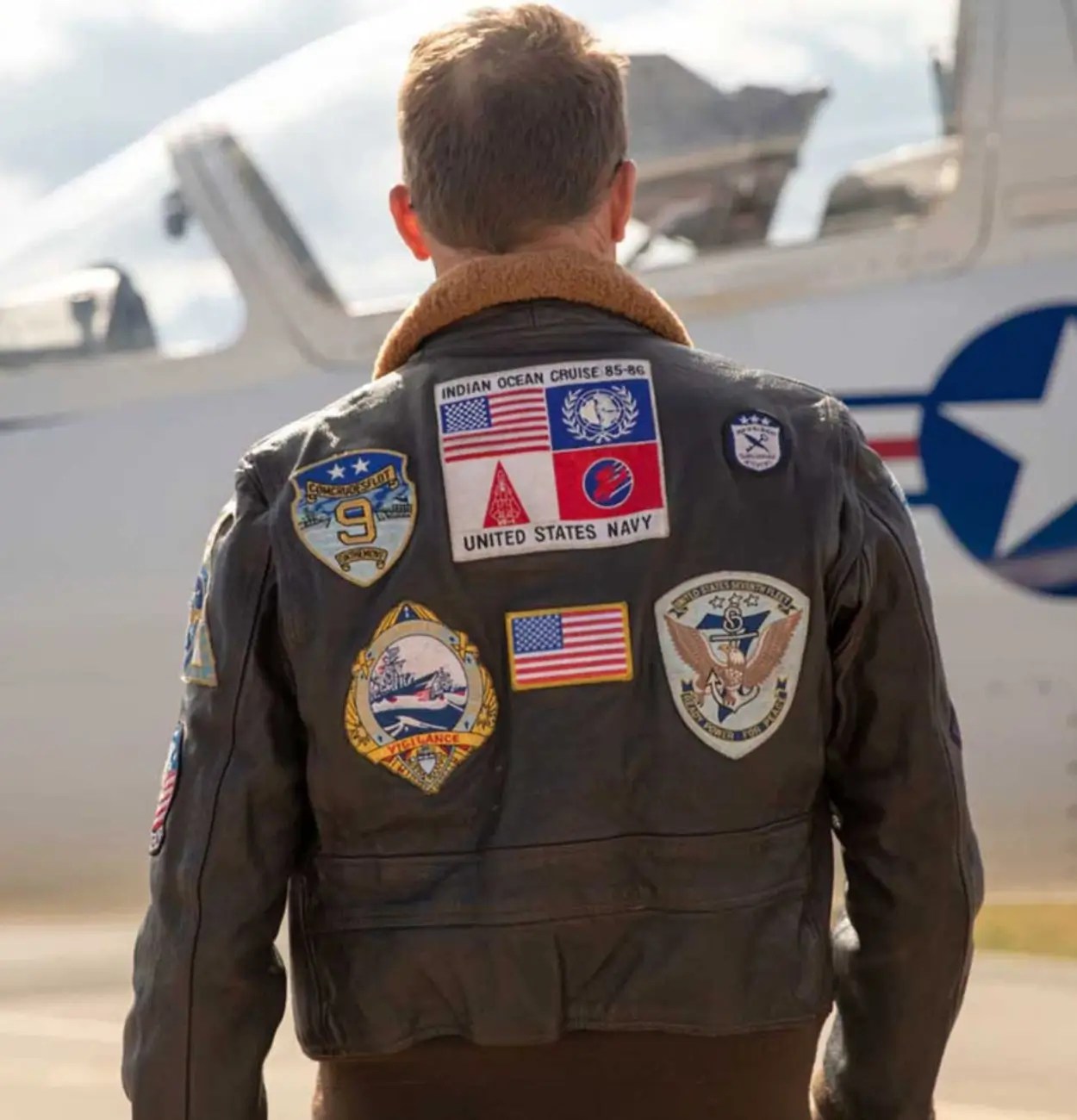 Top Gun-2 Leather Flight Jacket Super Star Jacket