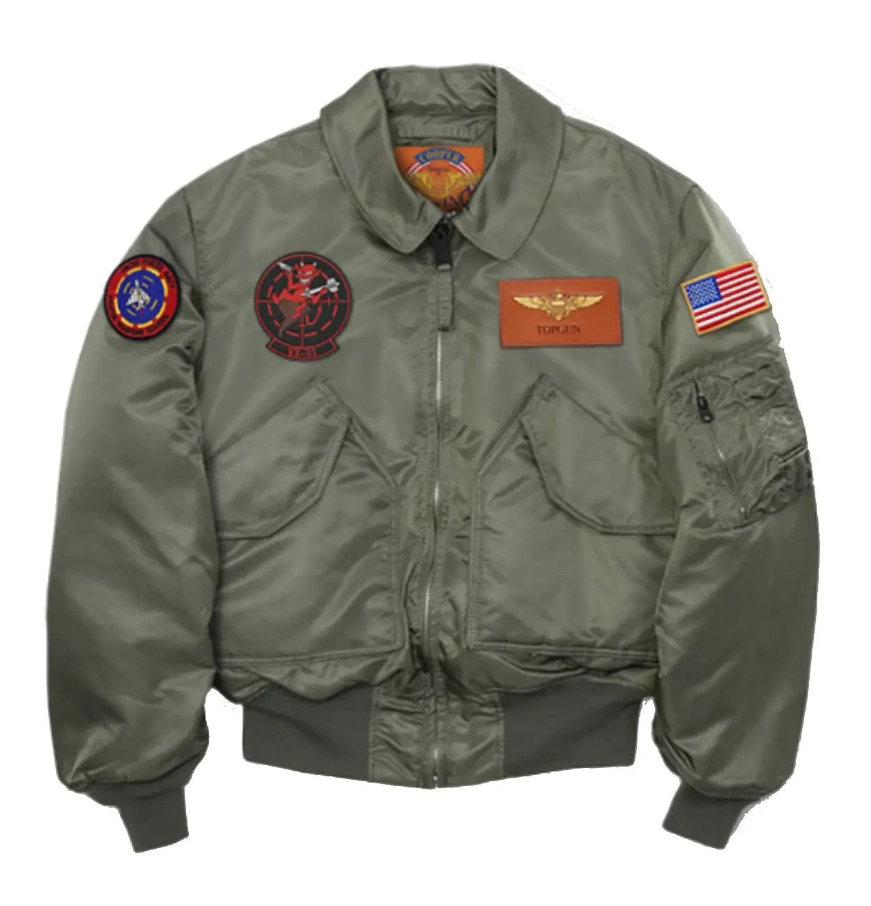 Top Gun Maverick CWU Nylon Flight Jacket Super Star Jacket